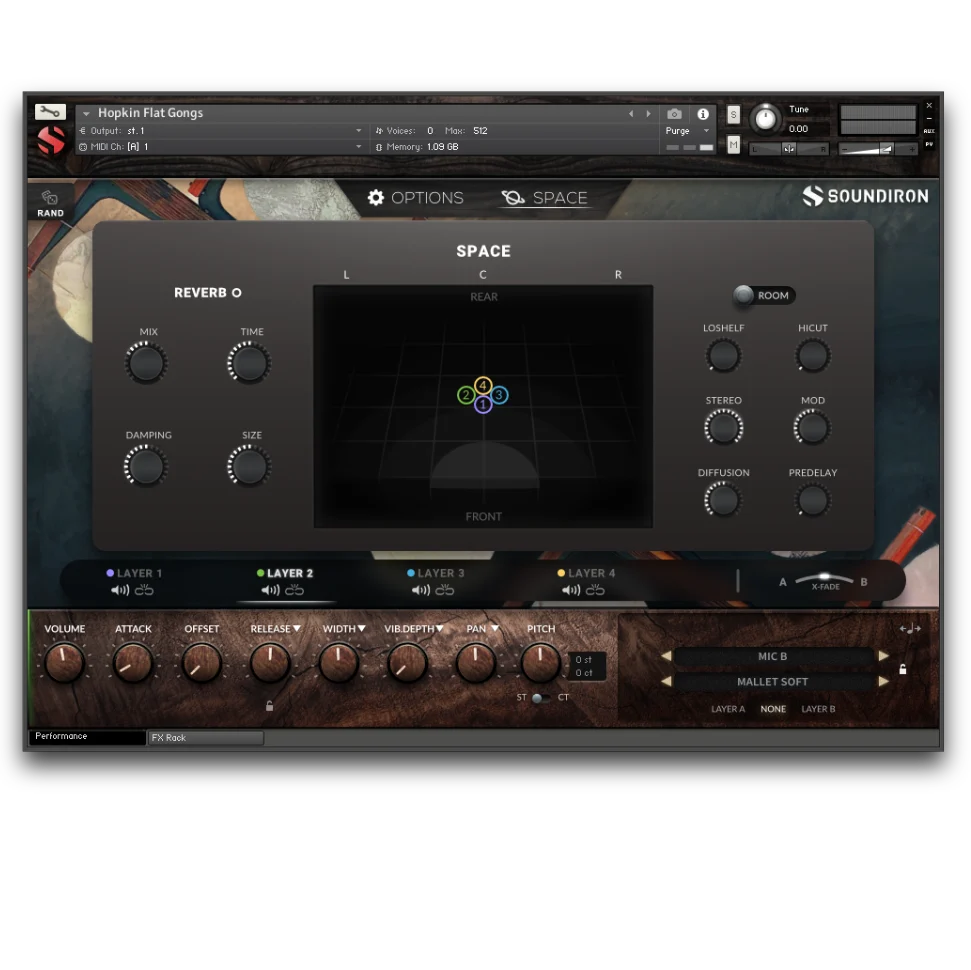 Soundiron Hopkin Intrumentarium: Flat Gongs