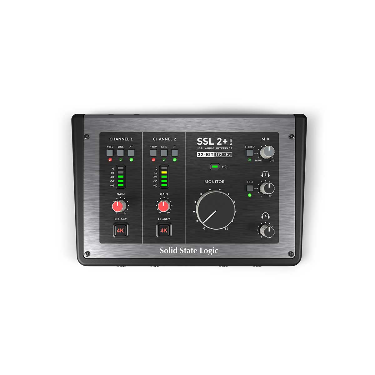 SSL 2+ MKII 2-in/4-out USB audio interface