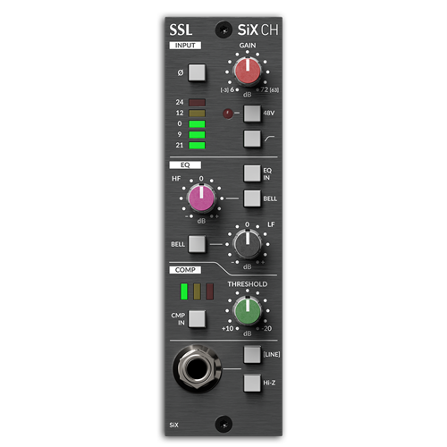 SSL Six Channel Strip 500 Series Module