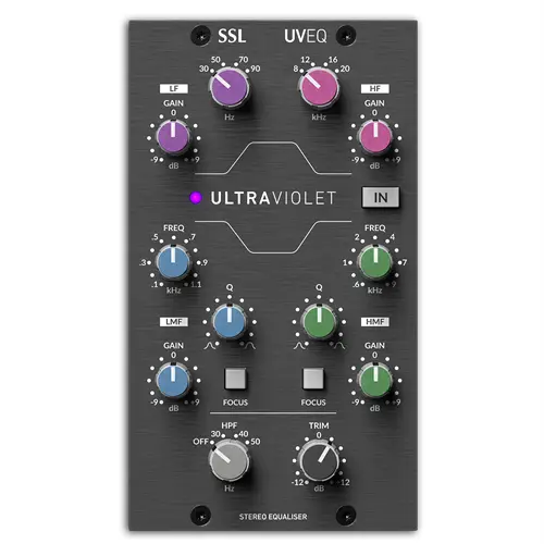 SSL Ultraviolet Stereo Equalizer 500 Series Module Solid State Logic
