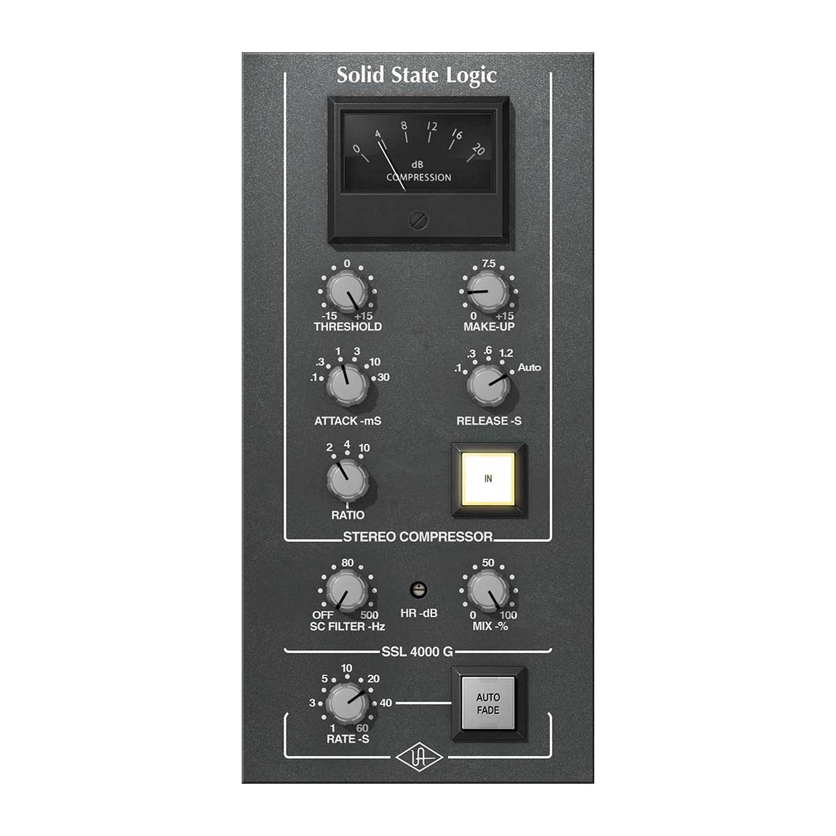 Universal Audio UAD SSL 4000 G Bus Compressor Plug-In (Serial Nr + Download)