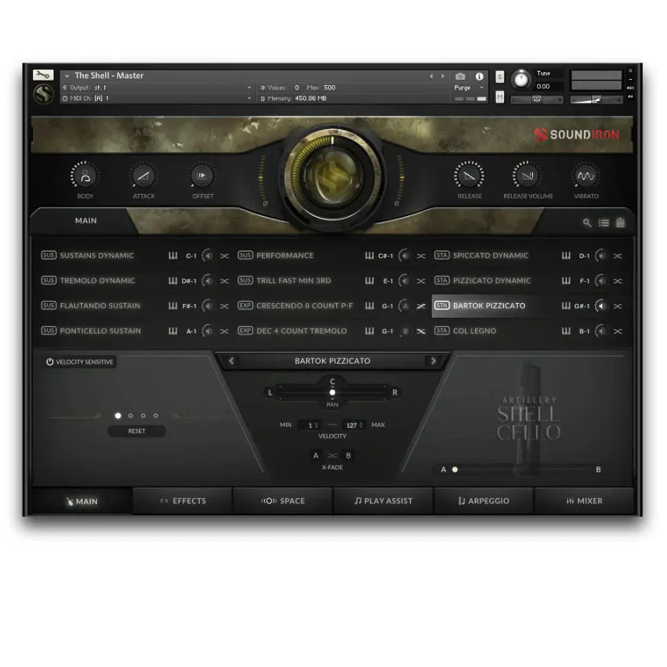 Soundiron Artillery Shell Cello (Serial Nr + Download) Soundiron