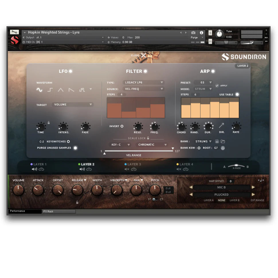 Soundiron Hopkin Instrumentarium: Weighted Strings (Serial Nr + Download)