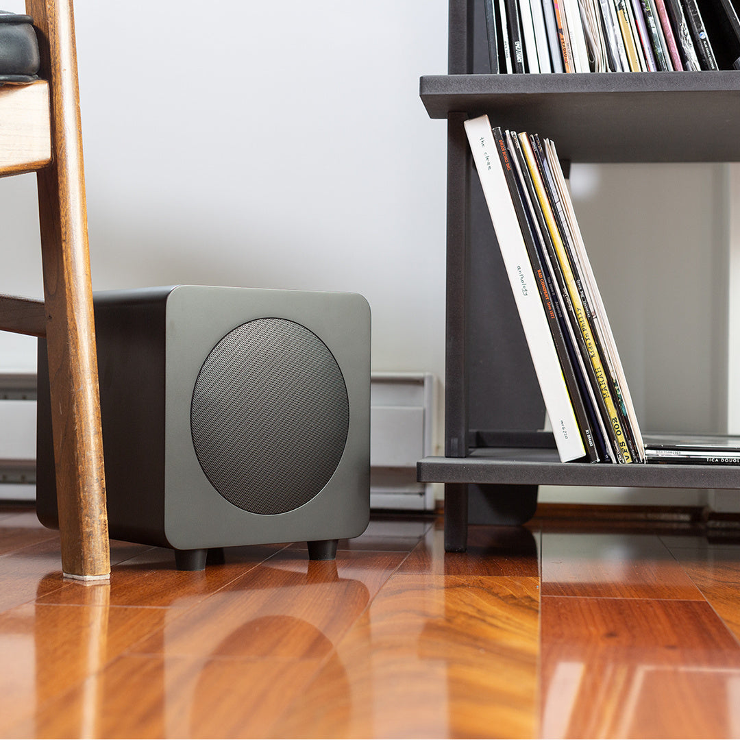 Kanto SUB8 300W 8&quot; Sealed Powered Subwoofer, Matte Black