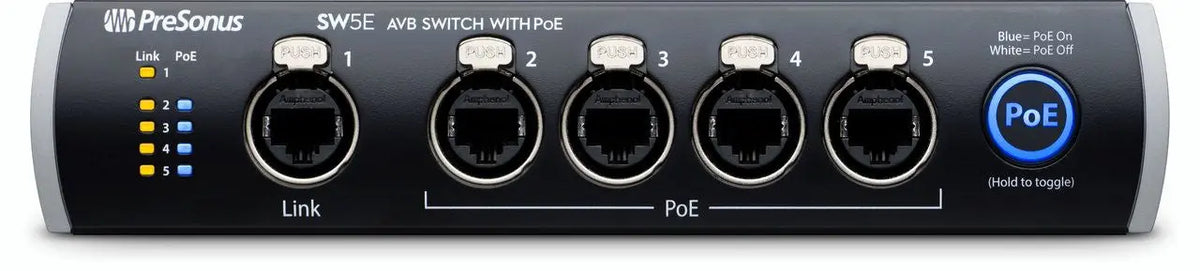 PreSonus SW5E AVB Switch with PoE PreSonus