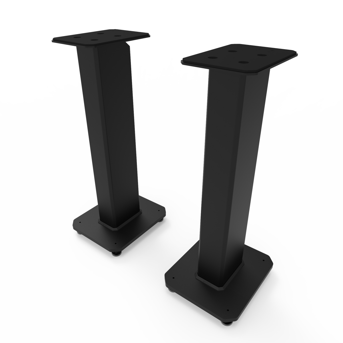 Kanto SX26 26&quot; Tall Fillable Speaker Stands with Isolation Feet - Pair, Black