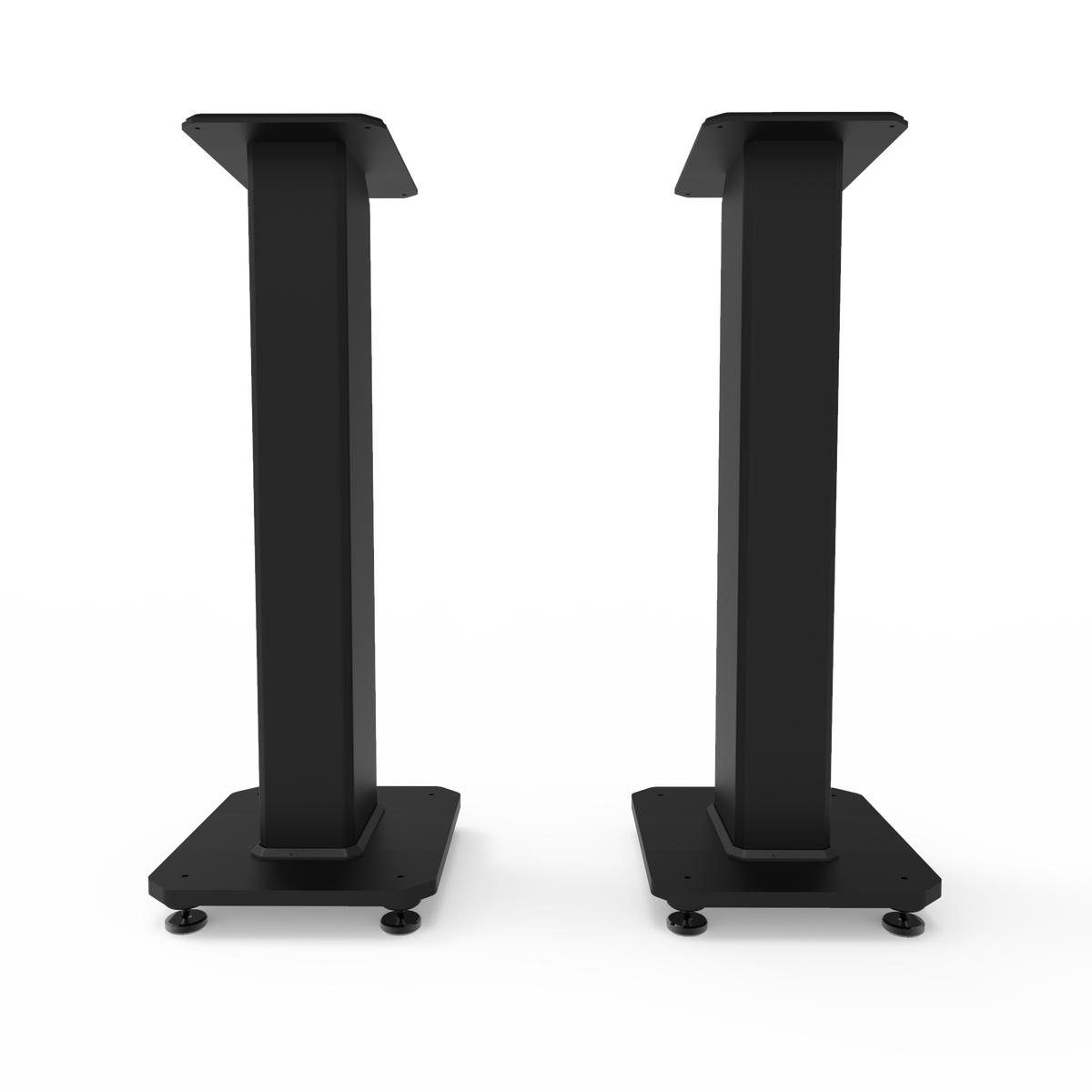 Kanto SX26 26&quot; Tall Fillable Speaker Stands with Isolation Feet - Pair, Black