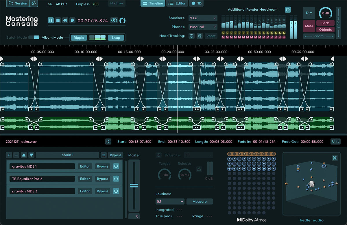 Fiedler Audio gravitas MDS & Mastering Console — Fiedler Audio