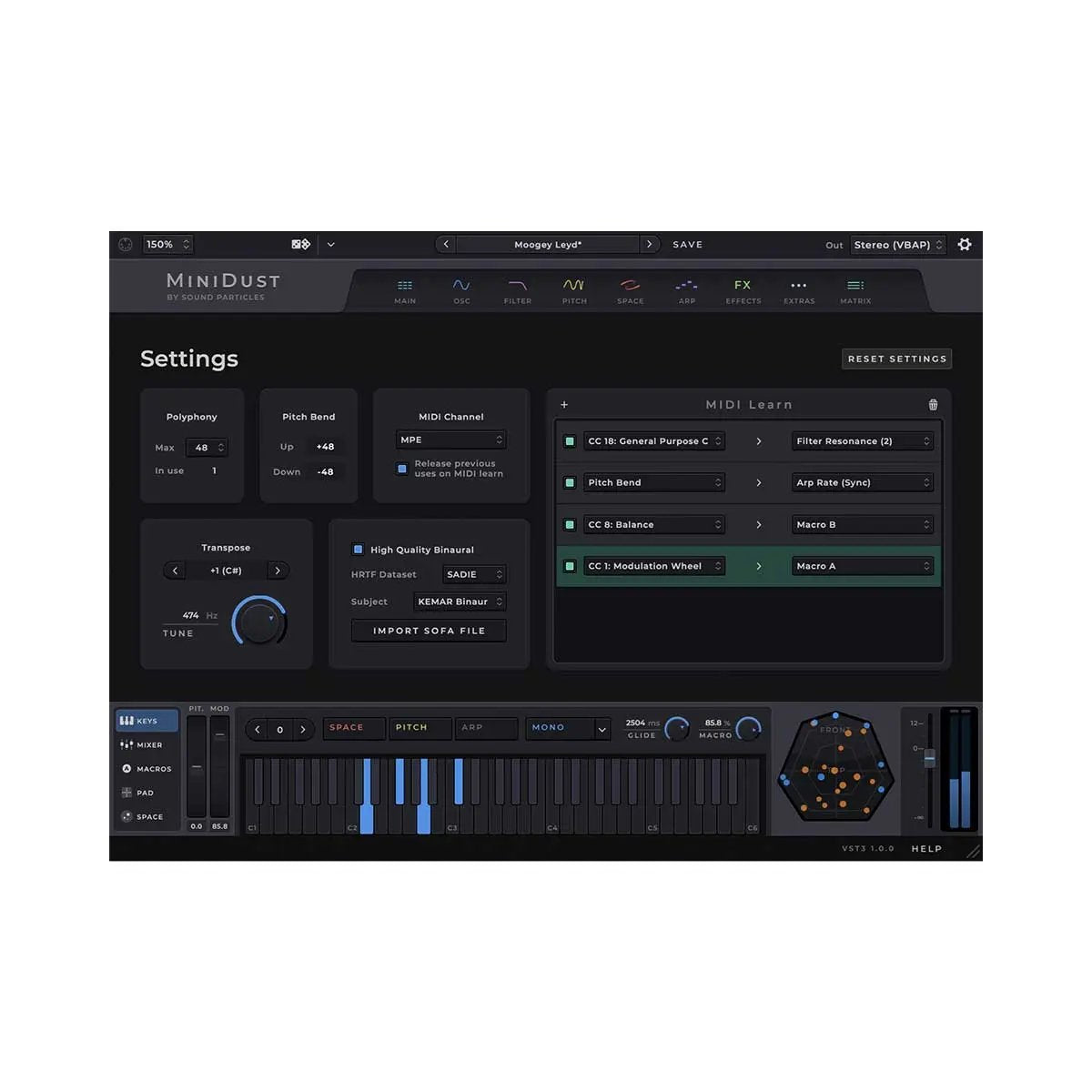 Sound Particles MiniDust Dual Oscillator Synthesizer Perpetual  (Digital Download) Sound Particles