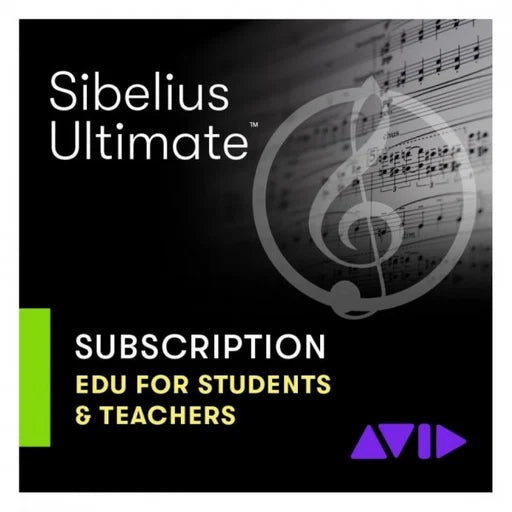 Sibelius Ultimate 1Y Subscription EDU (Digital Download)
