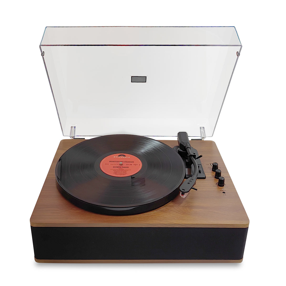 Silcron SIL22-BN Harmony Turntable with Integrated Bluetooth Speakers