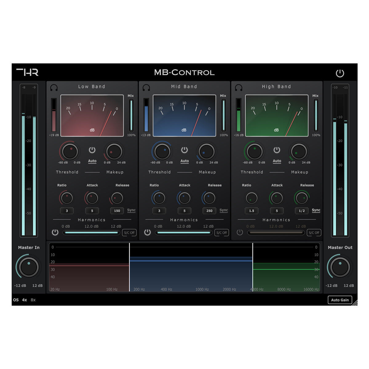 THR MB-Control Three-band Multiband Compressor Plug-In (Serial Nr + Download)