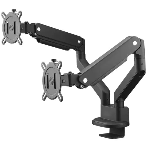 Universal Electronics Monitor Arm Solid Black Dual 13-35" 8kg