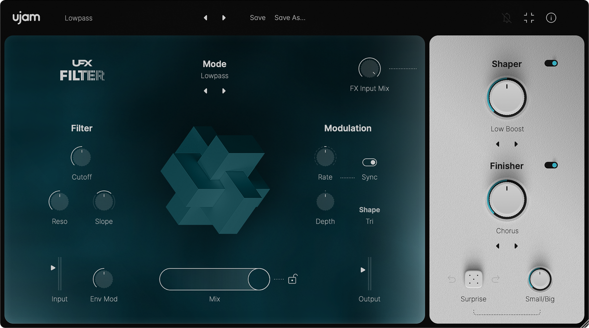 UJAM UFX FILTER — UJAM