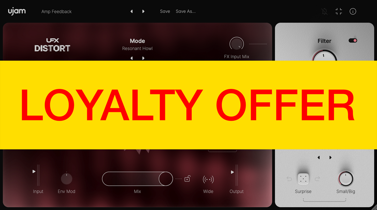 UJAM UFX DISTORT Loyalty Offer — UJAM