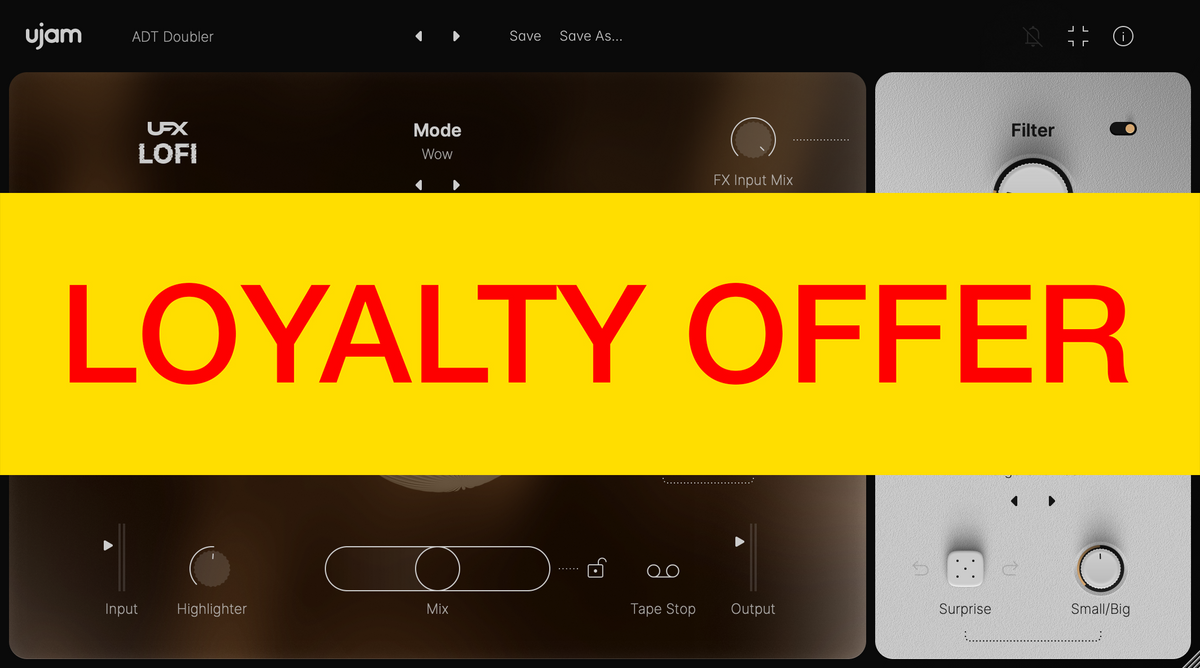 UJAM UFX LOFI Loyalty Offer — UJAM