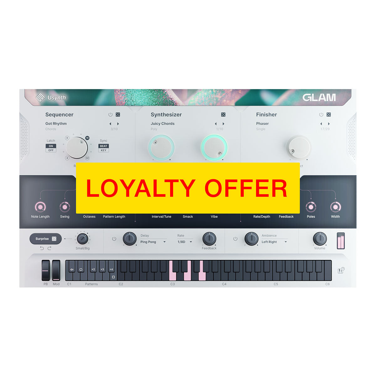 UJAM GLAM Loyalty Offer
