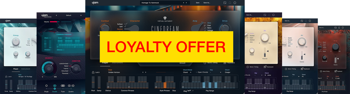 UJAM Virtual Guitarist Bundle Loyalty Offer — UJAM