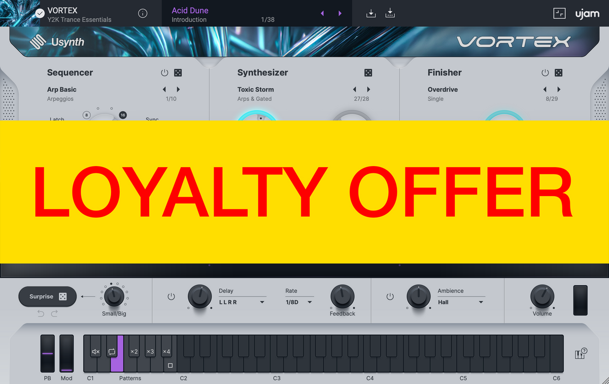 UJAM VORTEX Loyalty Offer — UJAM