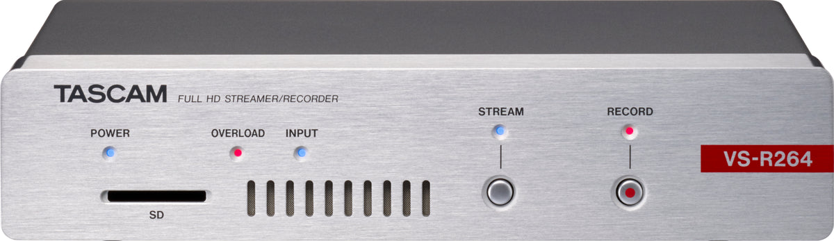 Tascam VS-R264 HD Video Streamer Encoder Decoder and SD Recorder