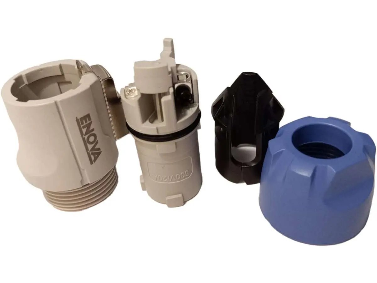 Enova PO23FP-OU Power Connector gray output 230 V 20 A