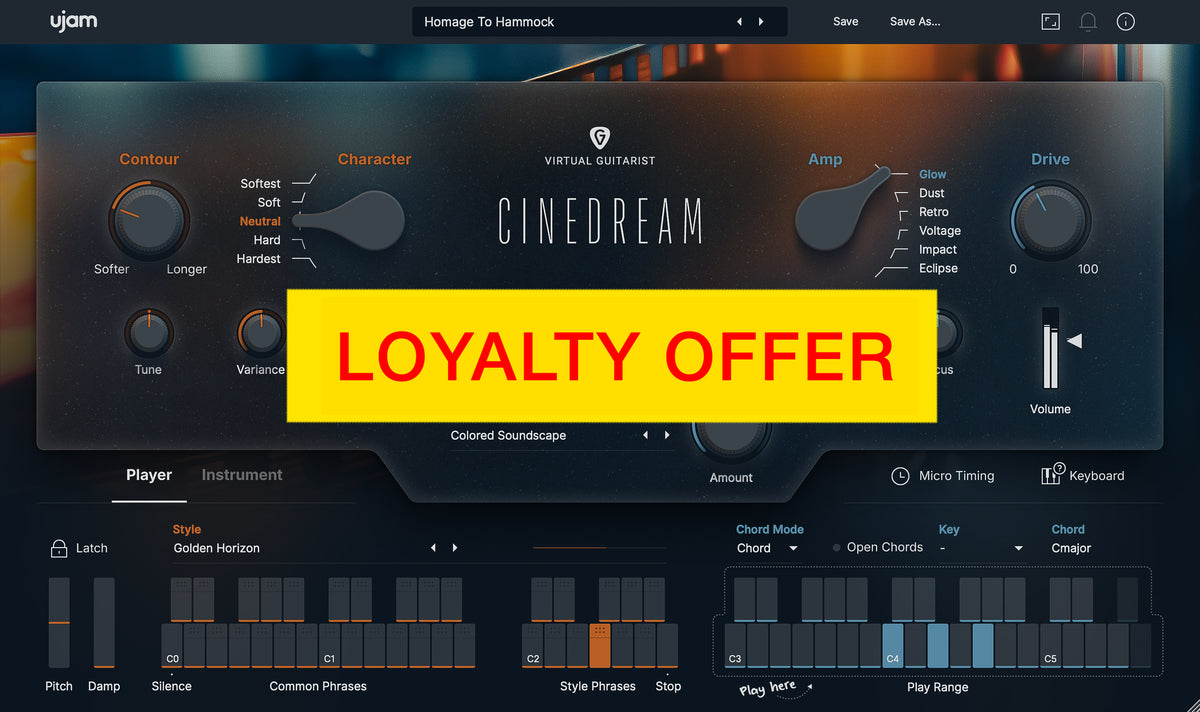 UJAM CINEDREAM Loyalty Offer — UJAM