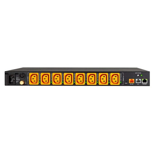 Wattbox WB-800ICH1U-IPVM-8  1RU Faceplace IP 8 Outlet PDU