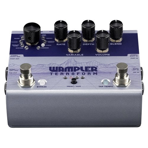 Wampler Terraform Multi-Modulation Effects Box with Advanced DSP and Programmable Presets
