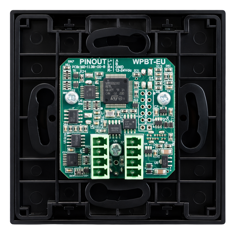 WPBT-EU-B Bluetooth wall panel rear - Australian Monitor