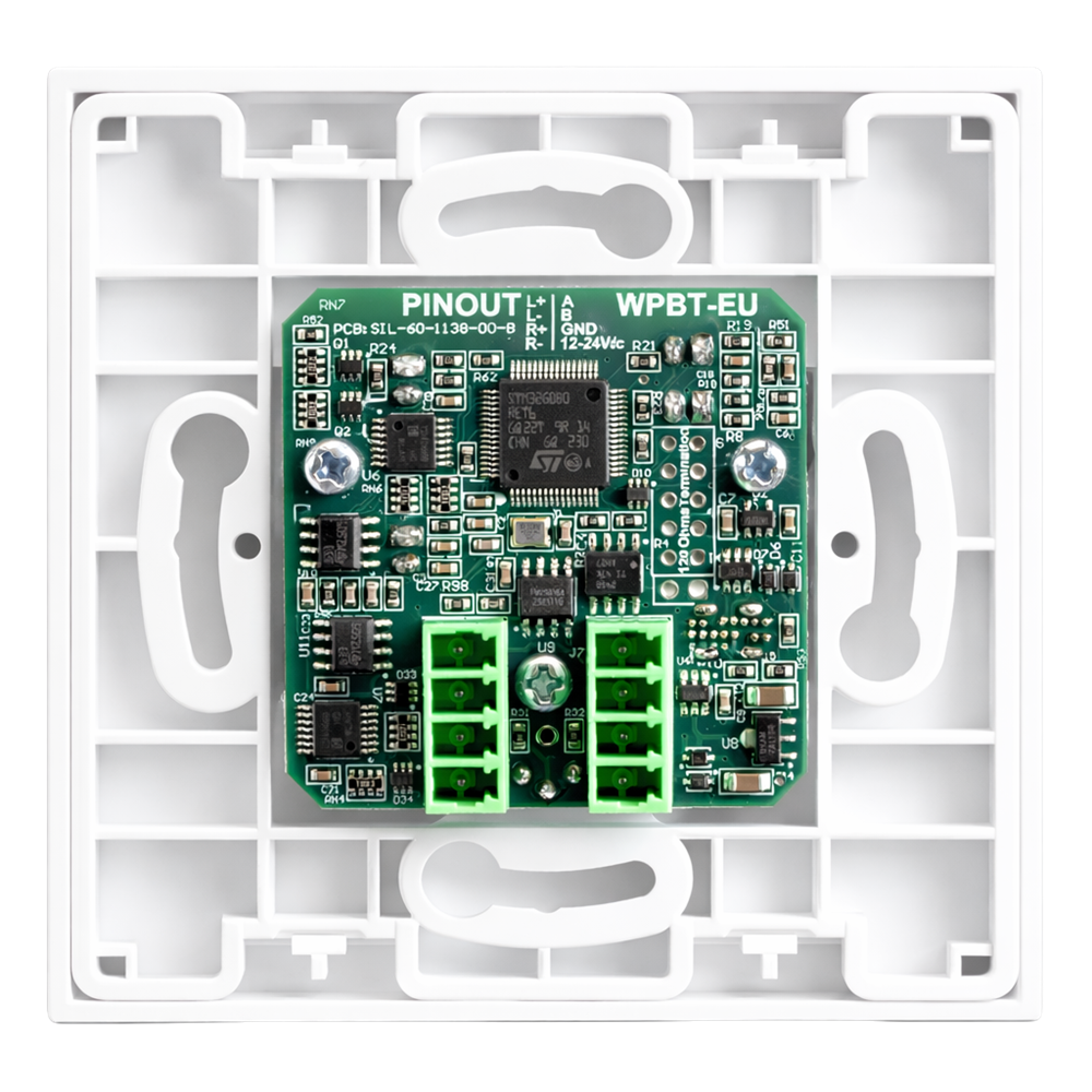 WPBT-EU-W Bluetooth wall panel rear - Australian Monitor
