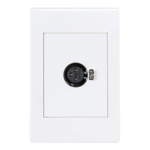 Australian Monitor WPXLR  Female XLR Wall Plate White