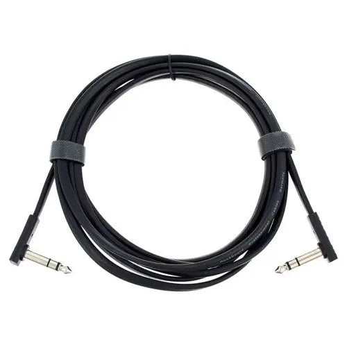 RockBoard Flat TRS Cable 300cm Black Rockboard