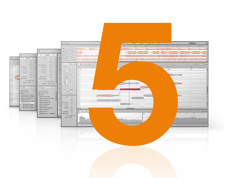 Melodyne 5 Editor Update from Melodyne editor (any version)