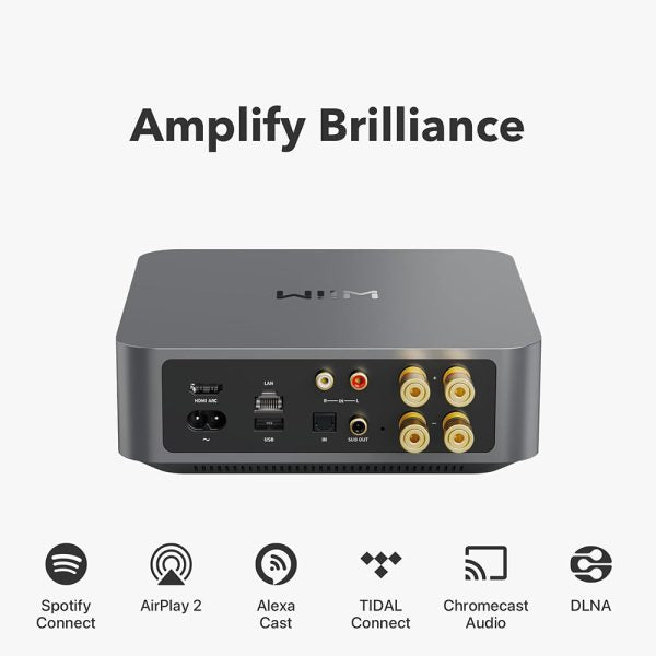 WiiM Amp Multiroom Stereo Streaming Amplifier