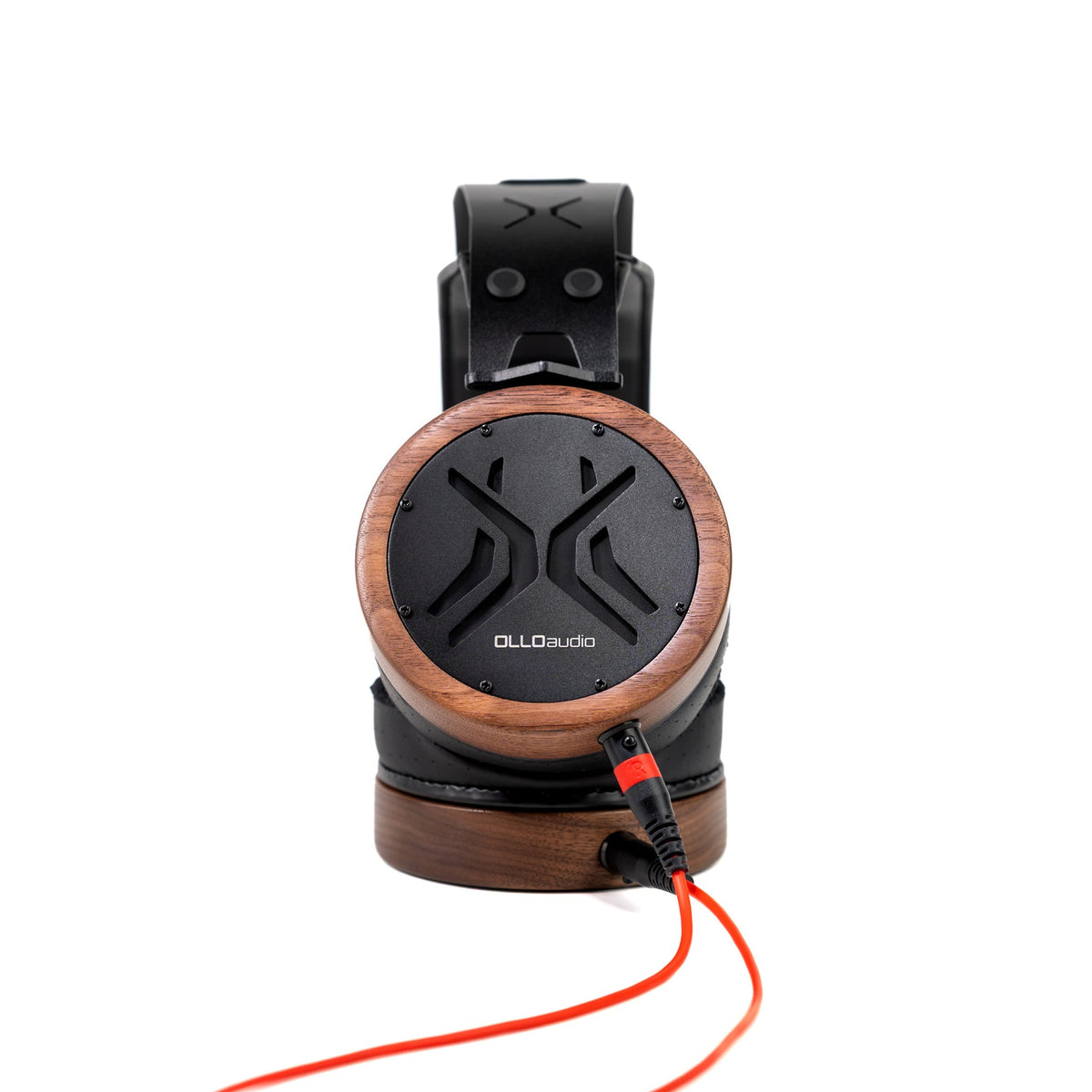 Ollo Audio X2 American walnut earcup with detachable cable