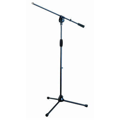 QuikLok A492 BK Performer , tripod microphone stand w/fixed boom - Black