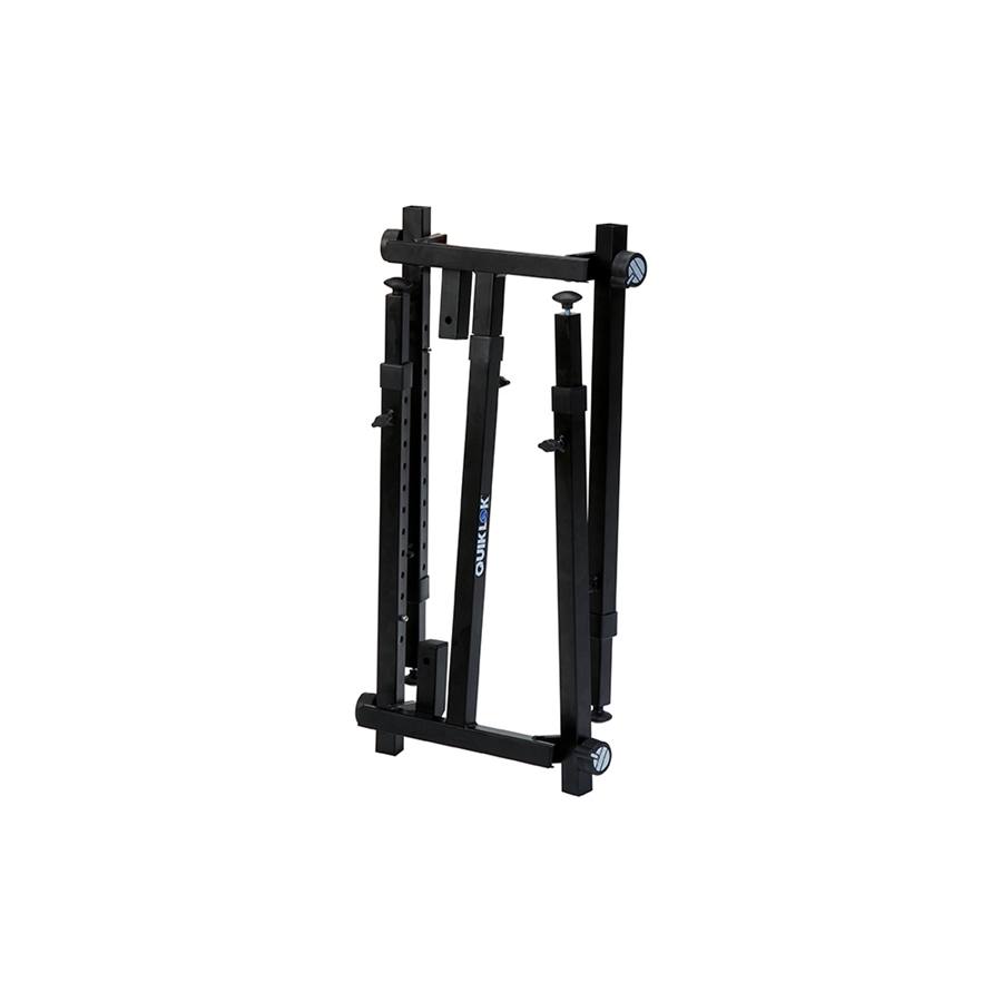 QuikLok WS421 Height & Width Adjustable Foldable Keyboard/Mixer Stand - Black