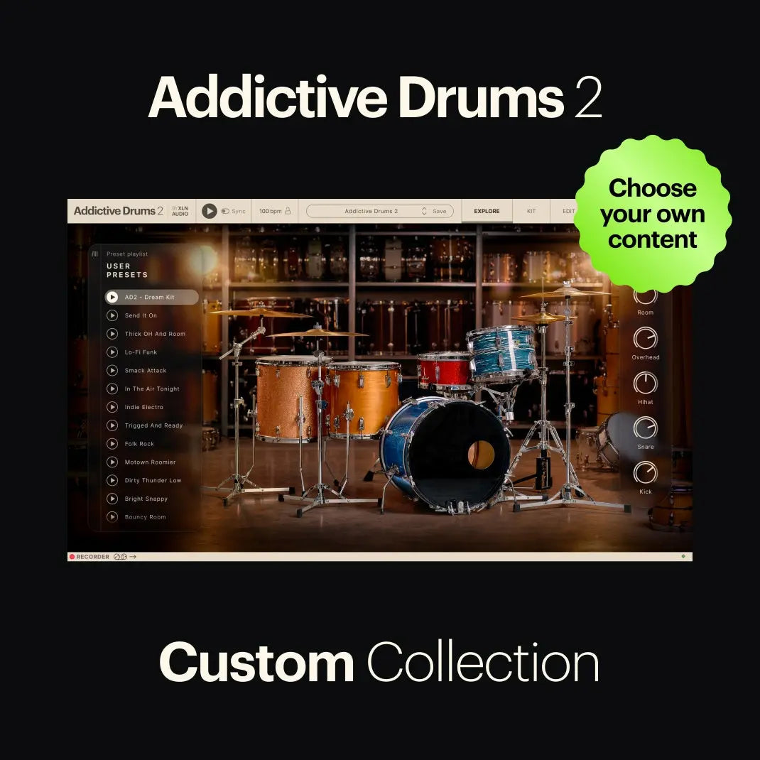 XLN Audio Addictive Drums 2: Custom Collection (Serial Nr + Download) XLN Audio