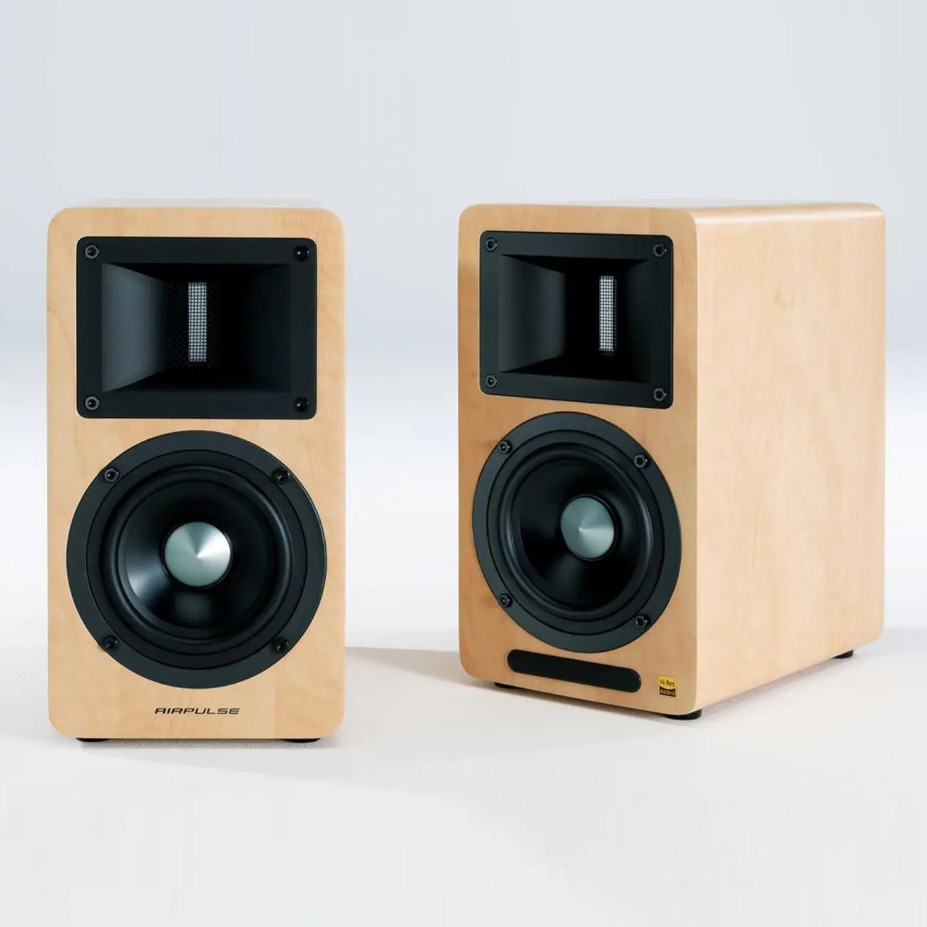 Airpulse A80 Active Bookshelf Speakers – Pine (PAIR) Airpulse