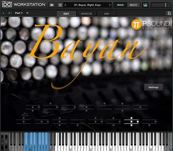 PSound Bayan Chromatic Button Accordion Plug-In (Digital Download) PSound