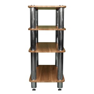 Silcron Steelseries 4 Shelf Hi-Fi Rack – Timber