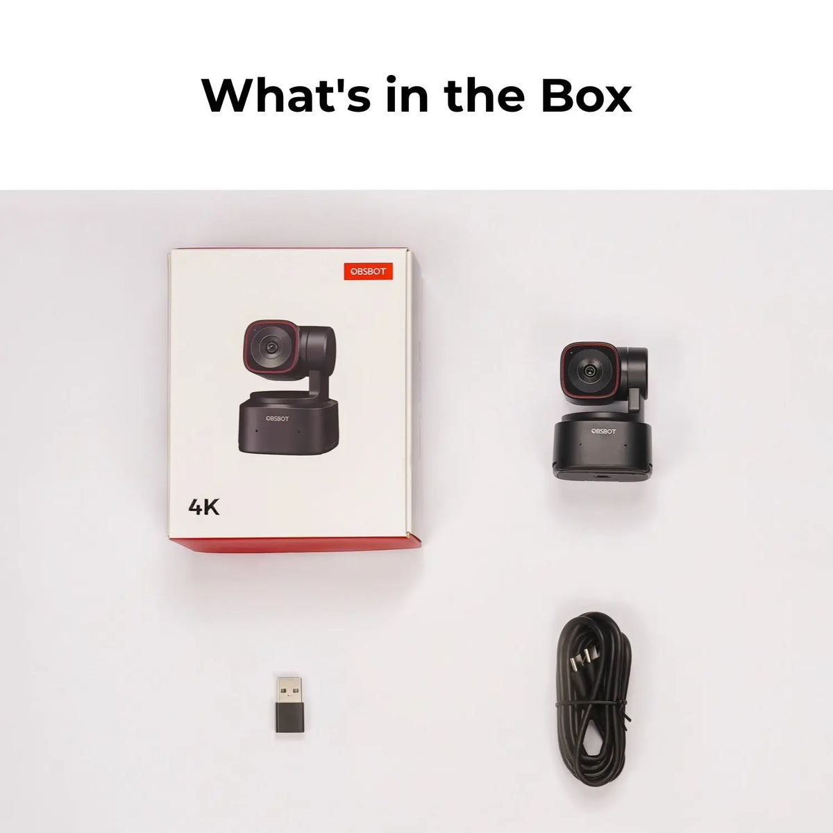OBSBOT Tiny 2 Lite AI-Powered 4K PTZ Webcam