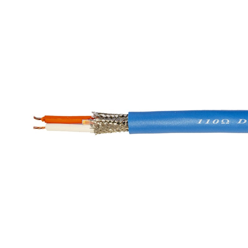 Canare DA206 110Ω AES/EBU Digital Audio Cable — Blue 100m