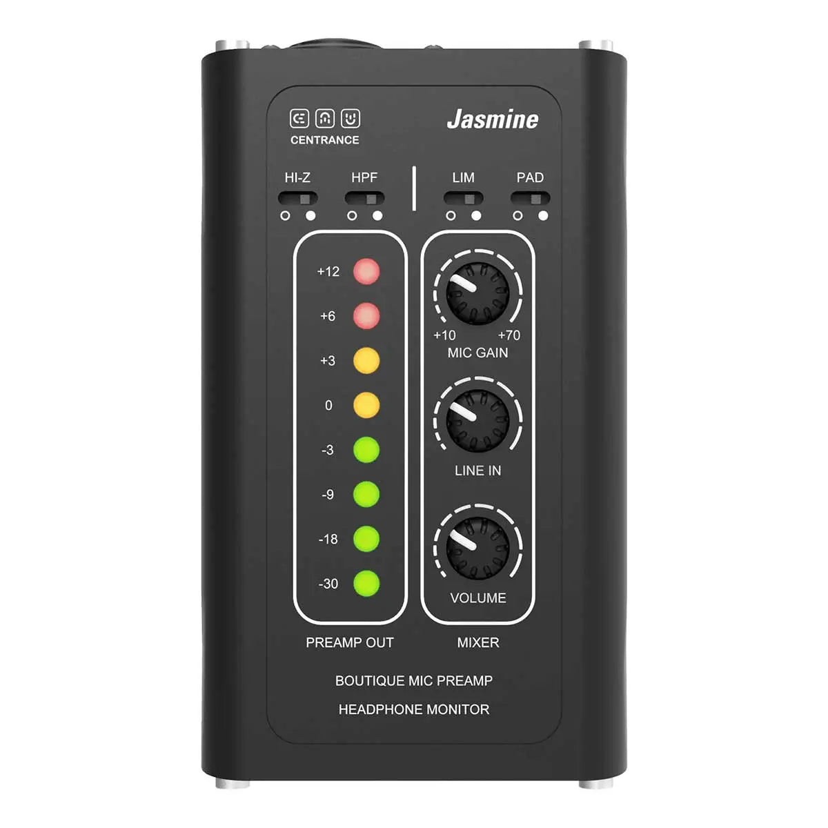 Centrance Jasmine Boutique Mic Preamp with Limiter and Headphone Amp Centrance