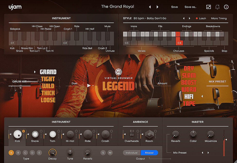 UJAM LEGEND — UJAM