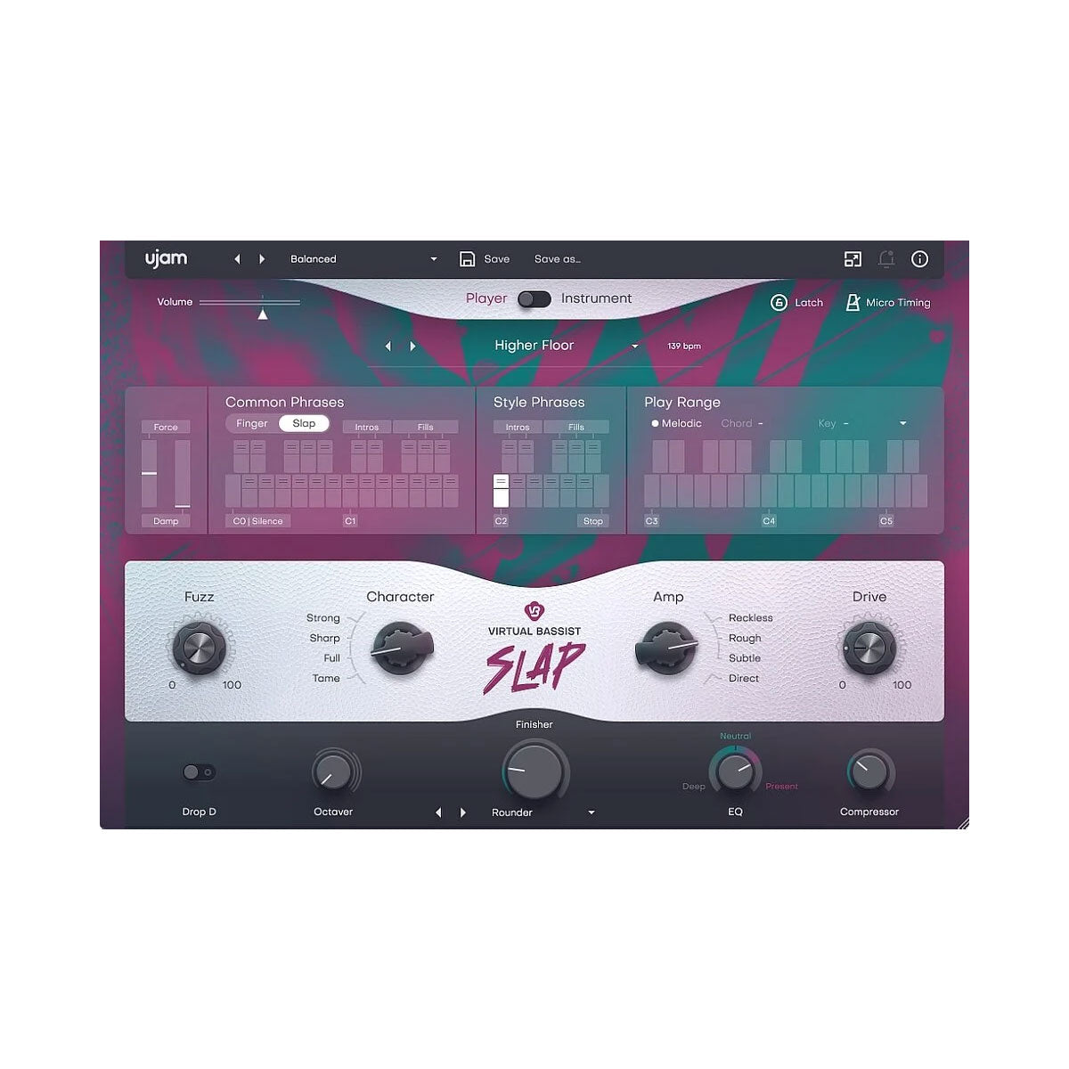 UJAM SLAP Virtual bassist for funk, pop, and jazz