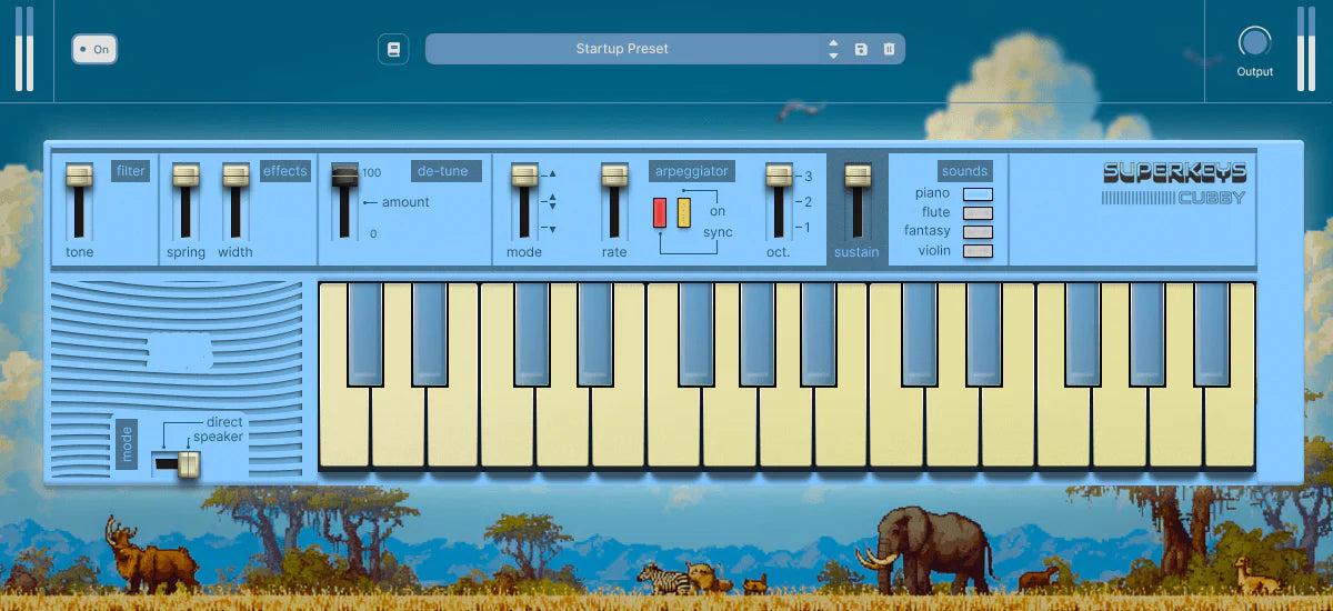 Safari Audio Cubby Dreamy Vintage Digital Keys Plug-in