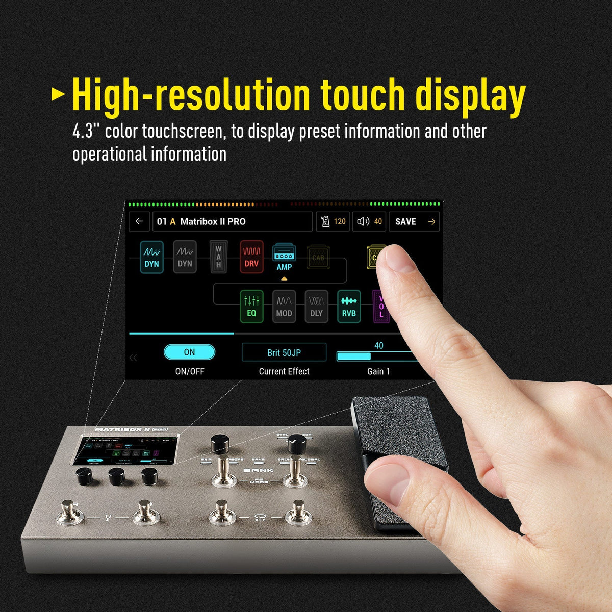 Sonicake Matribox II Pro Multi-Effects Guitar Pedal