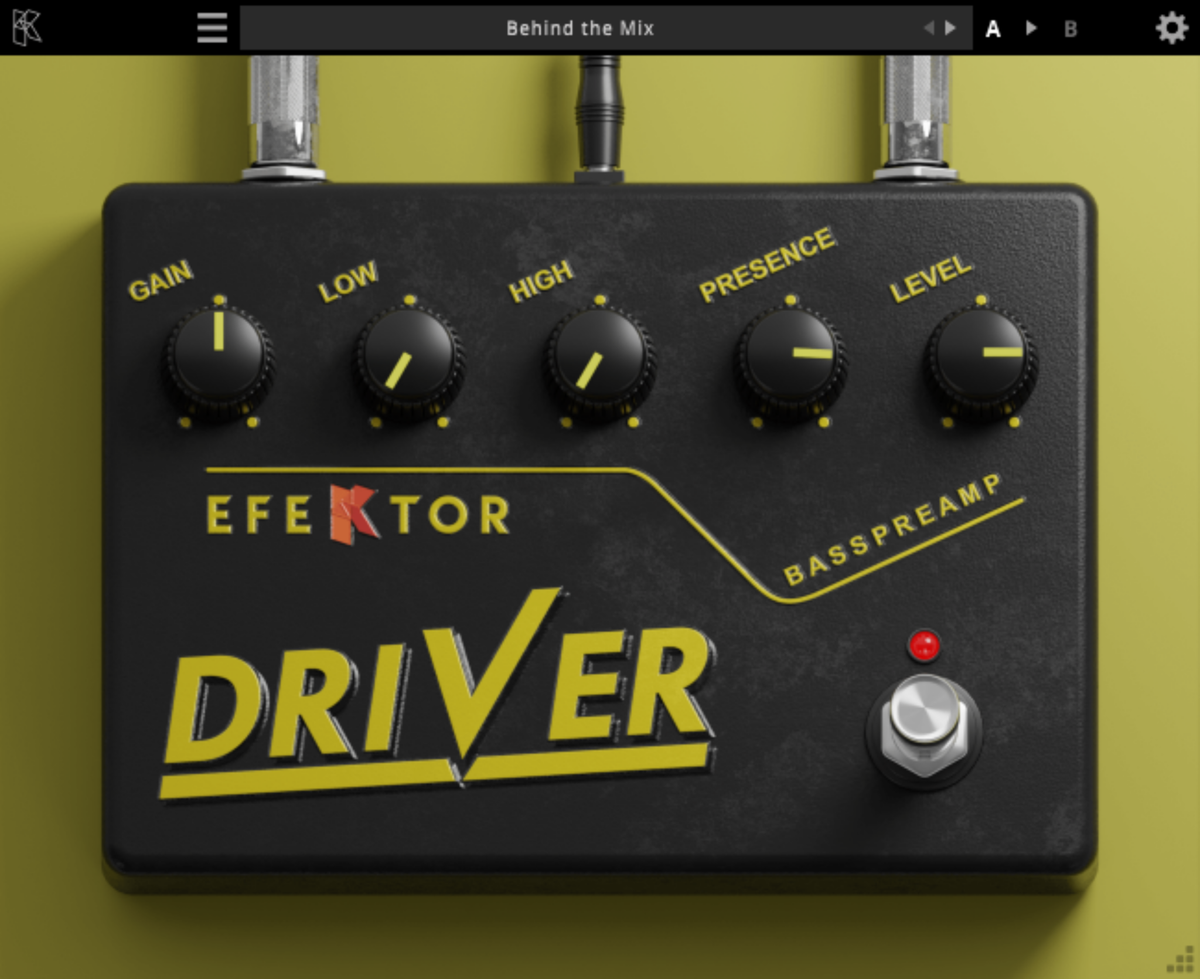 Kuassa Efektor Bass Driver Preamp — KUASSA