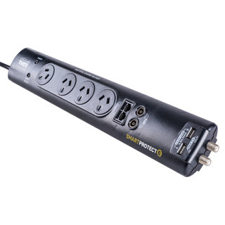 Thor Smart Protect 6. Universal Filter and Surge Protector. 4 Outlets + 2xUSB (4.8A), angle plug